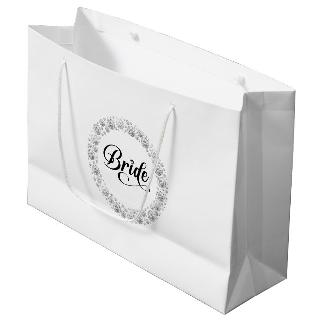 Wedding Bride Gift Bag (Front Angled)