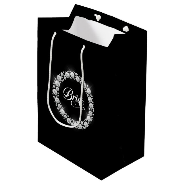 Wedding Bride Gift Bag (Front Angled)