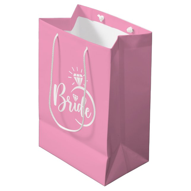 Wedding Bride Gift Bag (Front Angled)