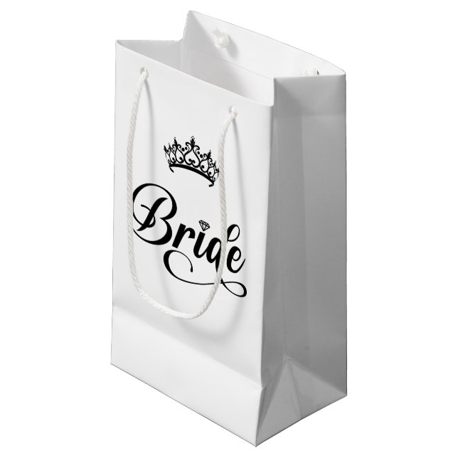 Wedding Bride Gift Bag (Front Angled)