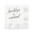 Wedding Bride & Groom Handwritten Calligraphy
