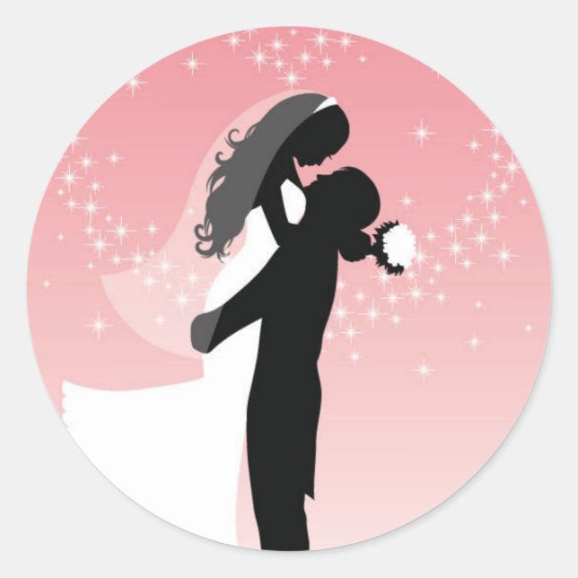 Wedding Bride & Groom Stickers (Front)