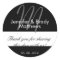 Wedding Bride & Groom Thank You Favour Stickers