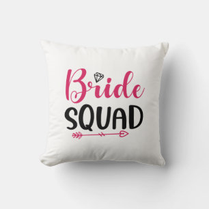 Wedding Bride Squad Cushion