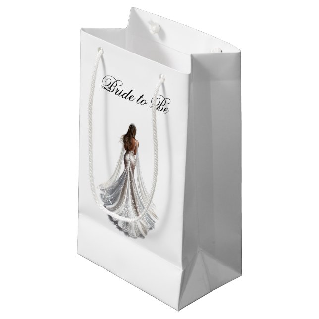 Wedding Bride to Be Gift Bag (Front Angled)