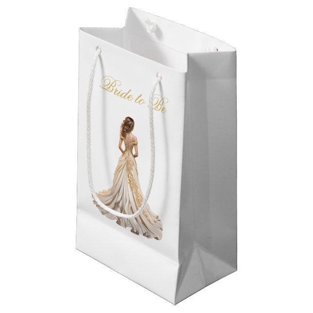 Wedding Bride to Be Gift Bag (Front Angled)