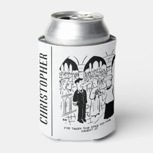 Wedding - Bridegroom Practical Joke Cartoon Can Cooler