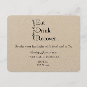 Wedding Brunch Invitation