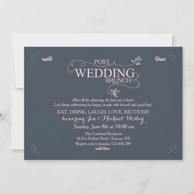 Wedding Brunch Invitation (Front)