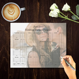 wedding budget planner photo Paper Sheet