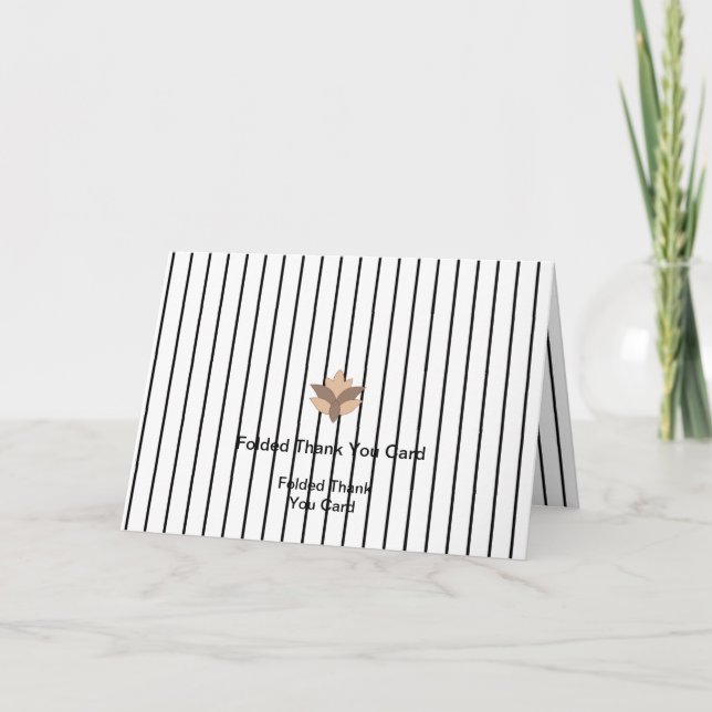 Wedding & Business Thank You Cards | Elegant (Front)