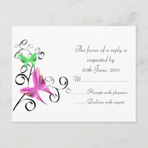 Wedding Butterflies RSVP