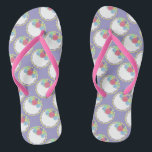 Wedding Cake Bridesmaid Bridal Shower Party Favour Flip Flops<br><div class="desc">Flip flops feature an original marker illustration of a wedding cake decorated with colourful pastel flowers. Makes a perfect gift for your bridesmaids!

This illustration is also available on other products. Don't see what you're looking for? Need help with customisation? Contact Rebecca to have something designed just for you.</div>