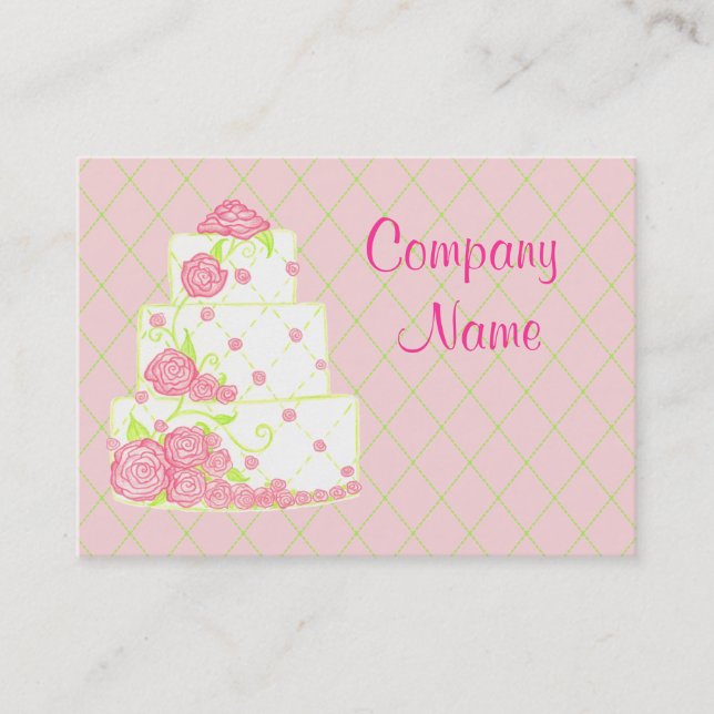 Wedding Cake Business Card (Front)