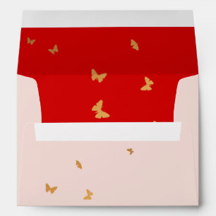 Wedding Cake Butterflies Envelope