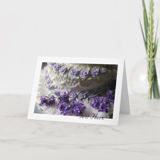 Wedding Cake Card (Front)