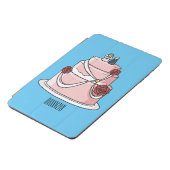 Wedding cake cartoon illustration iPad mini cover | Zazzle