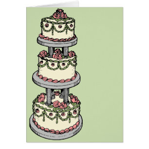 Wedding Cake - Customisable Colour!