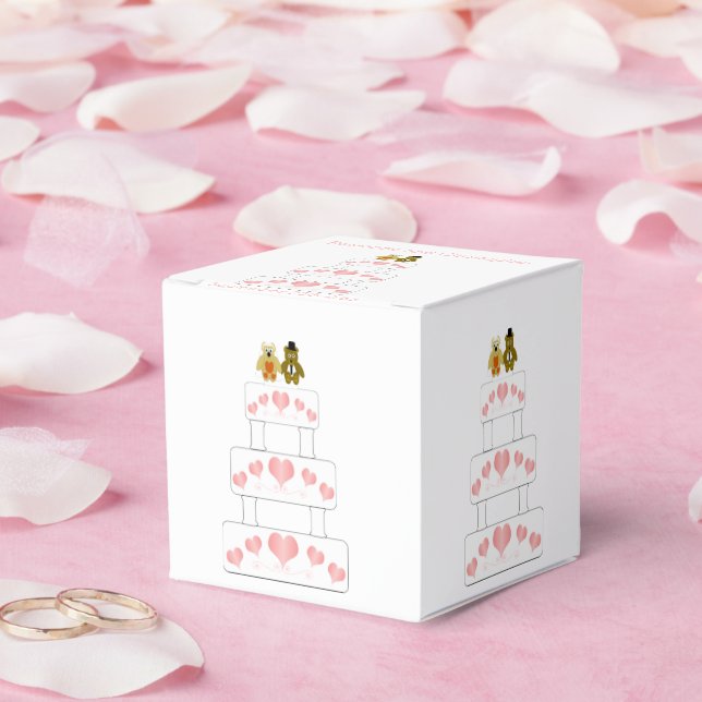 Wedding Cake Design Wedding Favour Box (Wedding)
