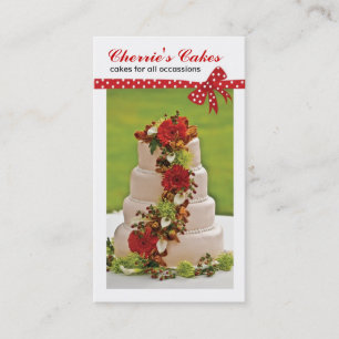 Wedding Cake Designer Business Cards