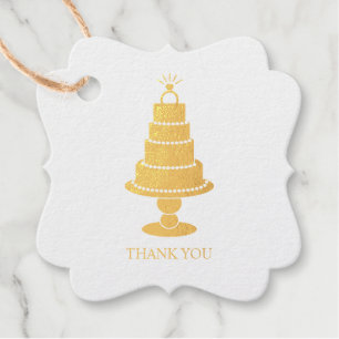 Wedding Cake Favour Tags