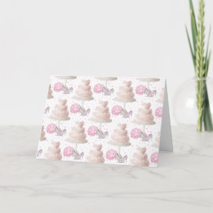 Wedding Cake Greeting Card (Blank)