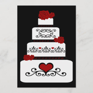 Wedding Cake Invitation