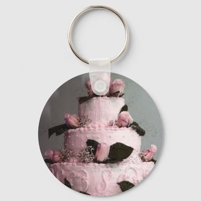 Wedding Cake Keychain (Front)