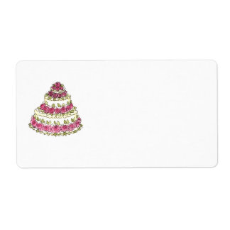 Wedding Cake Label