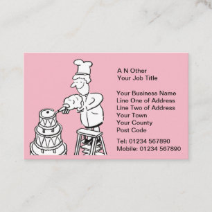 Wedding Cake Makers Business Card