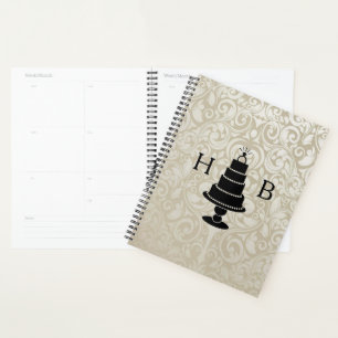 Wedding Cake Monogram Planner
