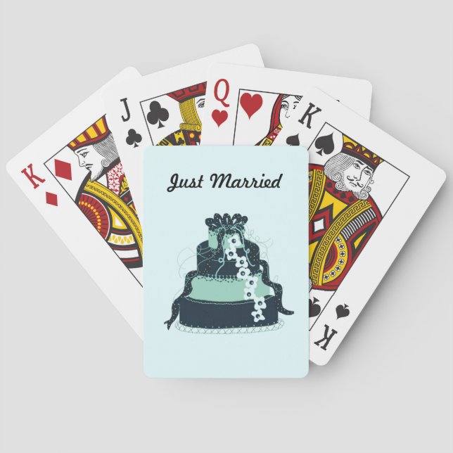 Wedding Cake Playing Cards (Back)