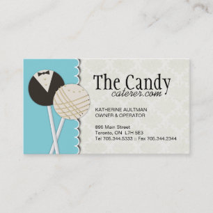 Wedding Cake Pops Business Cards