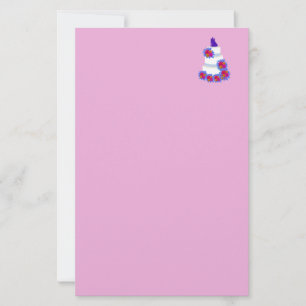 Wedding Cake Reception  Stationery