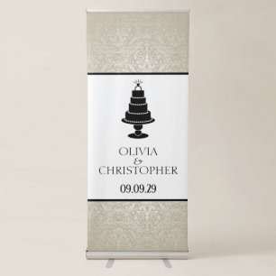 Wedding Cake Retractable Banner