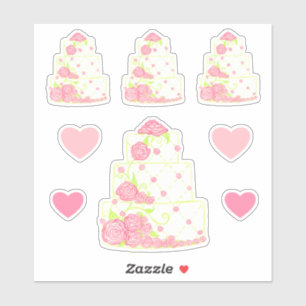 Wedding Cake Stickers