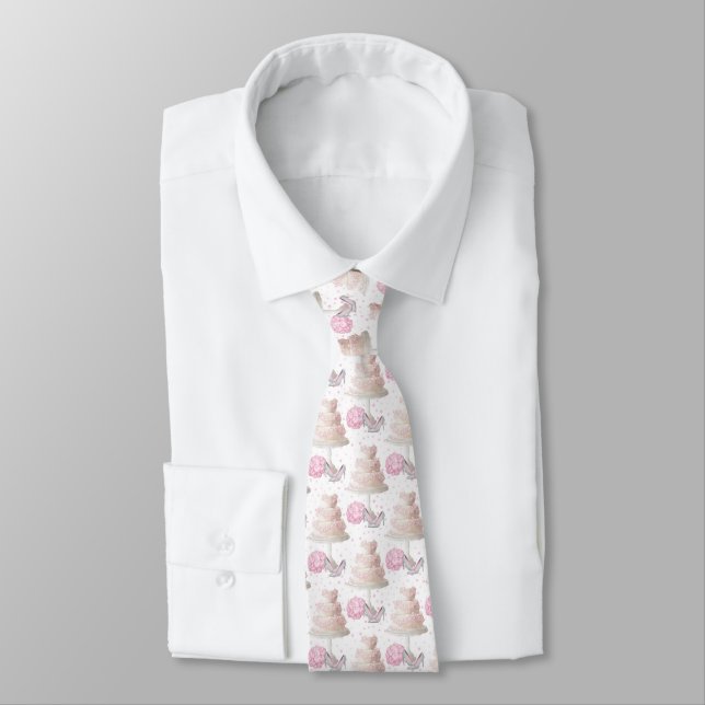 Wedding Cake Tie (Tied)