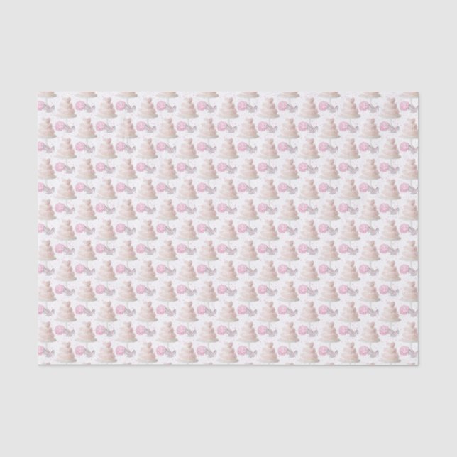 Wedding Cake Tissue Paper (Front)