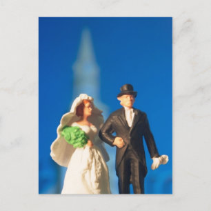 Wedding Cake Topper Postcard