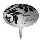 Wedding Cake Topper Silver Wedding Anniversary