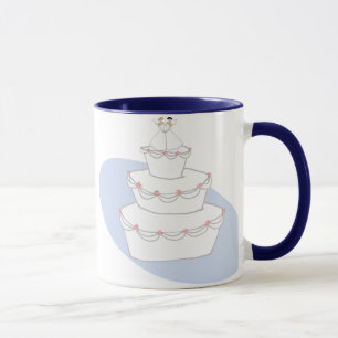 Wedding Cake Two Brides Mug