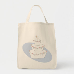 Wedding Cake Two Brides Tote Bag
