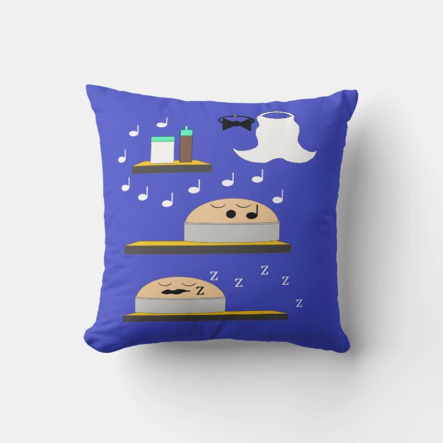 Wedding Cake Waiting for Frosting Cushion (Front)