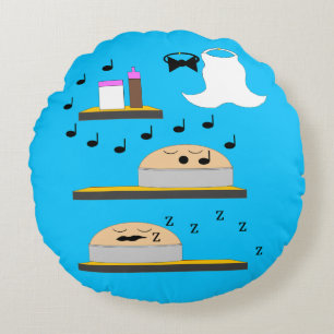 Wedding Cakes to be Frosted Round Cushion