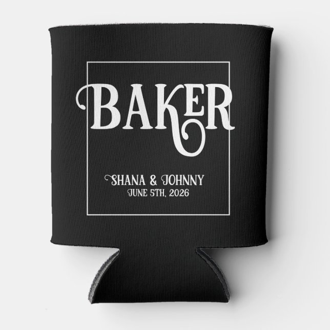 Wedding Can Cooler (Front)