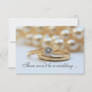 Wedding cancellation announcement