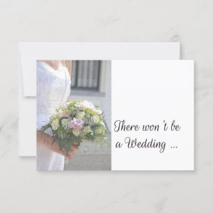 Wedding cancellation announcement