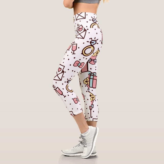 Wedding Capri Leggings (Left)