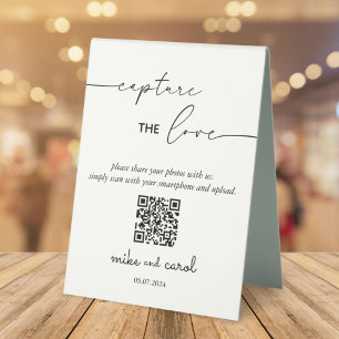 Wedding Capture The Love Photo Share QR Code 