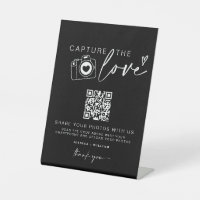 Wedding Capture The Love | Photo Sharing QR Code 